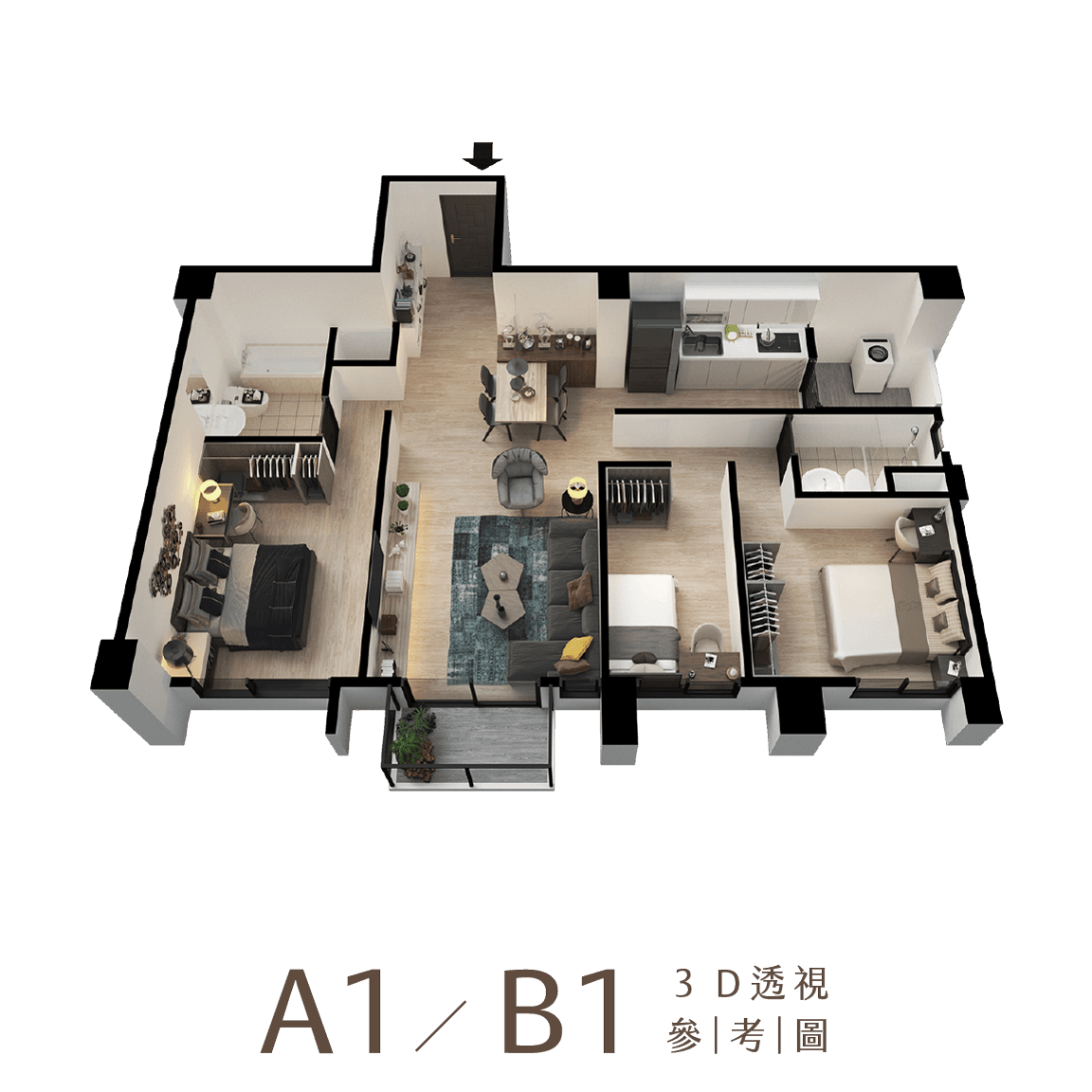 a1｜3D透視參考圖