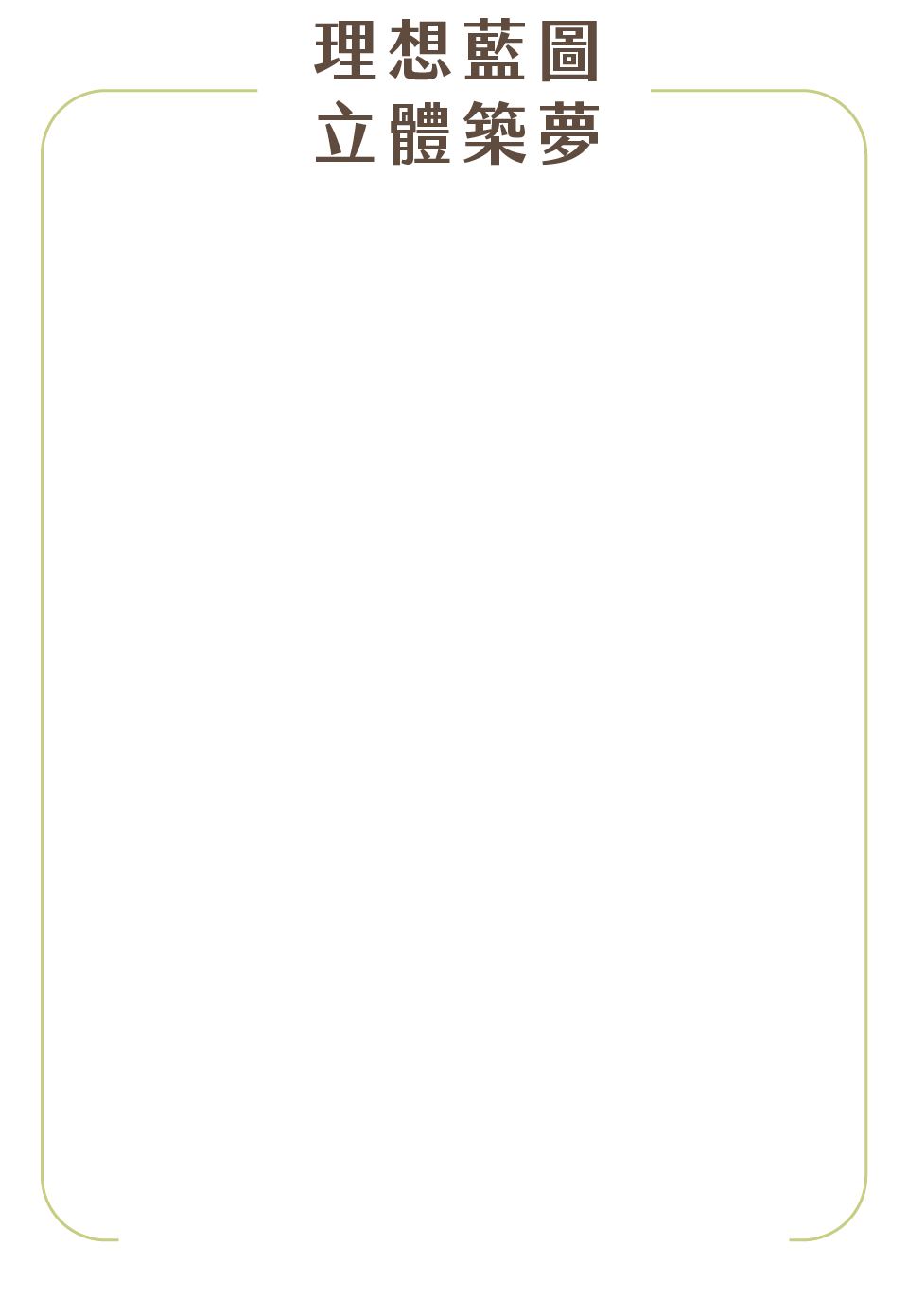 理想藍圖立體築夢